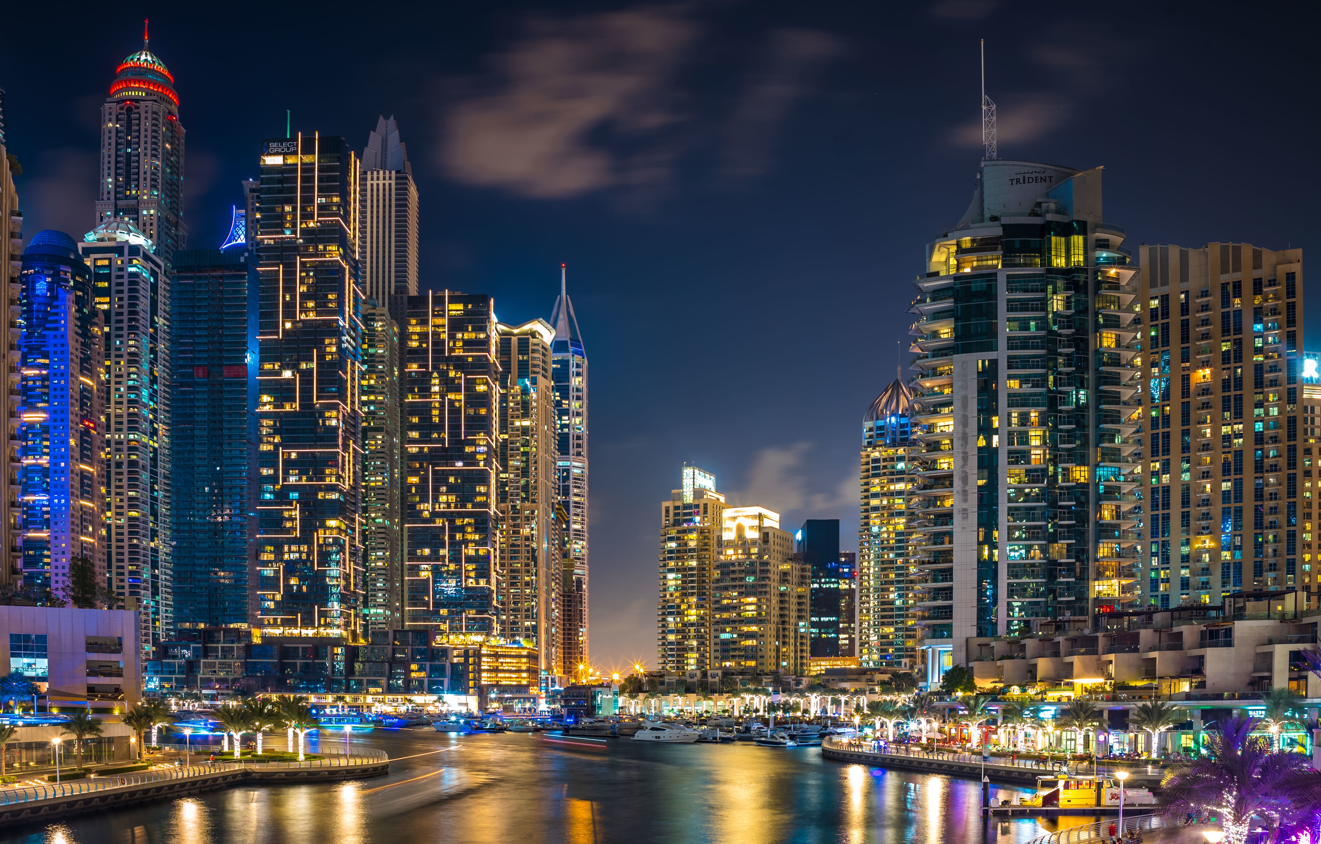 Dubai skyline, representing our presence in the UAE